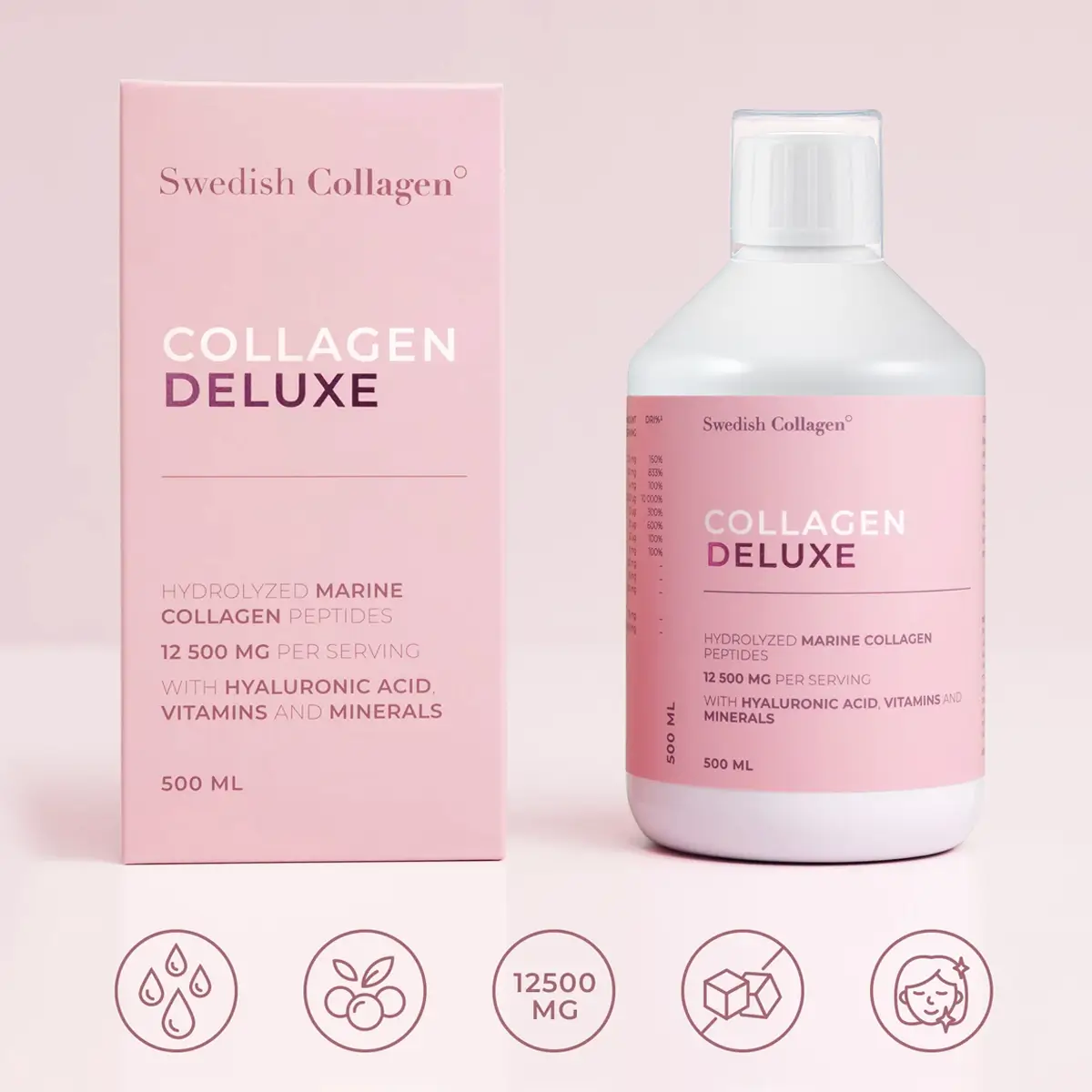 Colagen Deluxe pentru frumusetea pielii si tenului 500ml Colagen Deluxe pentru frumusetea pielii si tenului 500ml