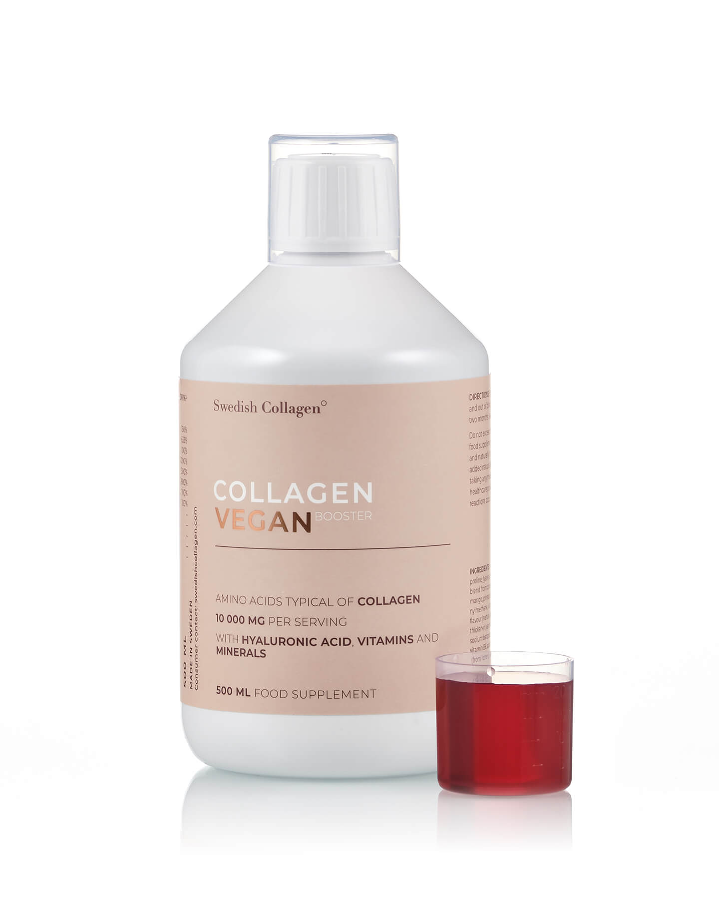 Colagen Vegan Lichid cu 10.000 mg + Acid Hialuronic + Biotină + MSM + Zinc + Siliciu + Seleniu + Vitamine – 500 ml 3 Colagen Vegan Lichid cu 10.000 mg + Acid Hialuronic