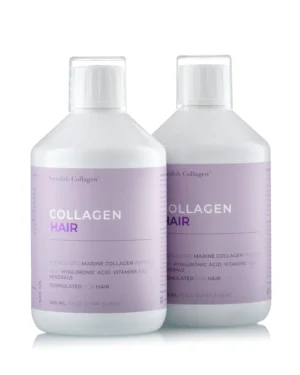 Colagen Hair (din Peste) - Lichid, Hidrolizat Tip 1 si 3 cu 2500 mg - Oferta 2 Sticle