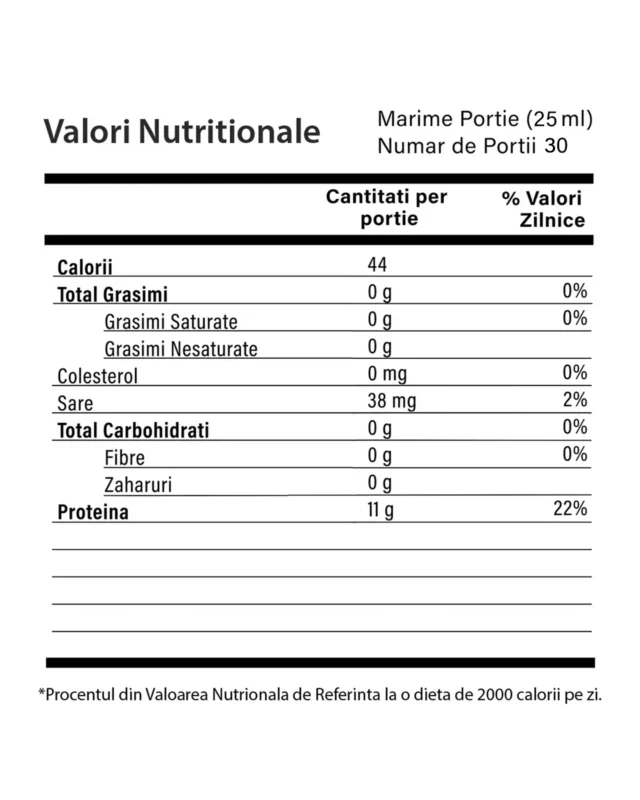 Colagen Deluxe 30 Fiole Valori Nutritionale
