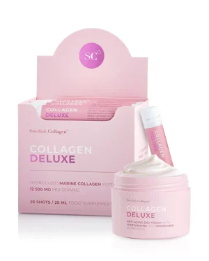 Pachet Radiance Duo cu Colagen Dexlue 20 Fiole si Crema de Zi cu Retinol din gama Deluxe