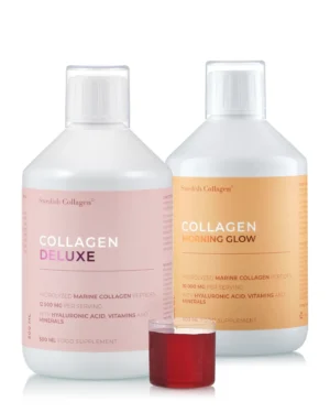 Pachet Glow and Renew cu Colagen Morning Glow + Deluxe Colagen 500ml
